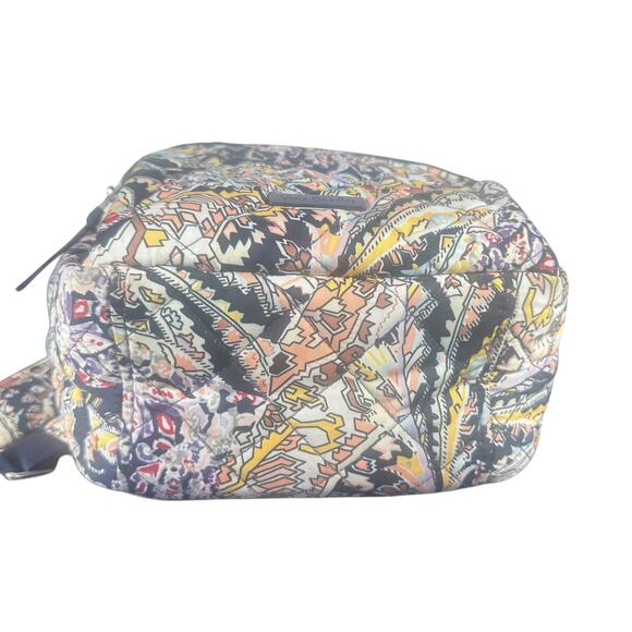 Vera Bradley Iconic Campus small Backpack Quilted Print Tangier Paisley - Picture 3 of 9
